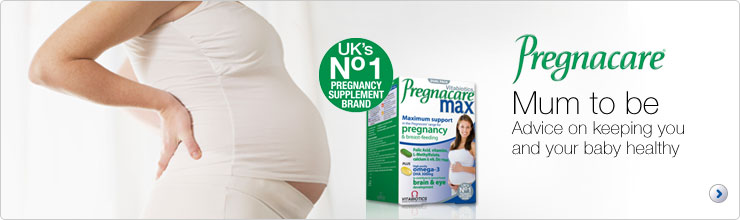 Mum to be advice from Pregnacare. If you are pregnant, read advice from pregnancy nutrition experts Pregnacare on how best to keep you and your baby fit and healthy. 